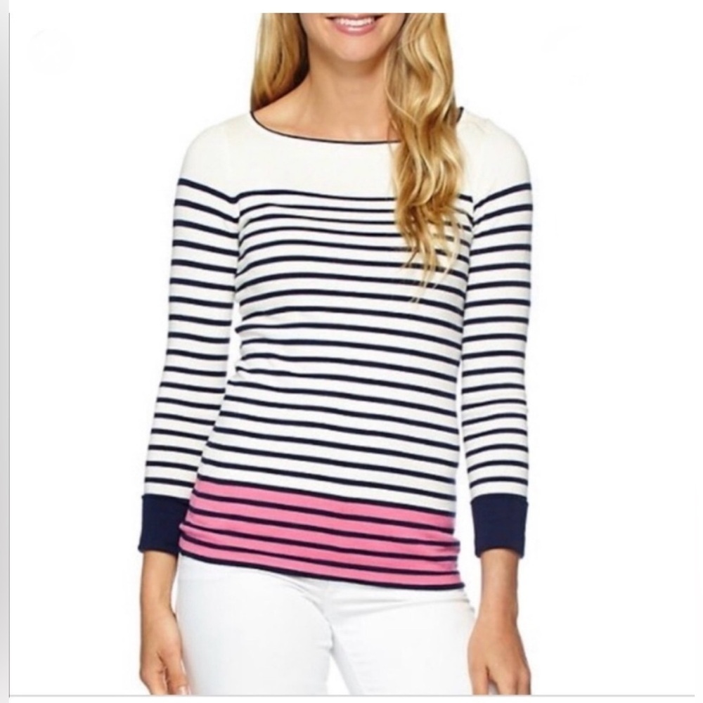 Lilly Pulitzer Maria Boatneck Sweater Size Medium